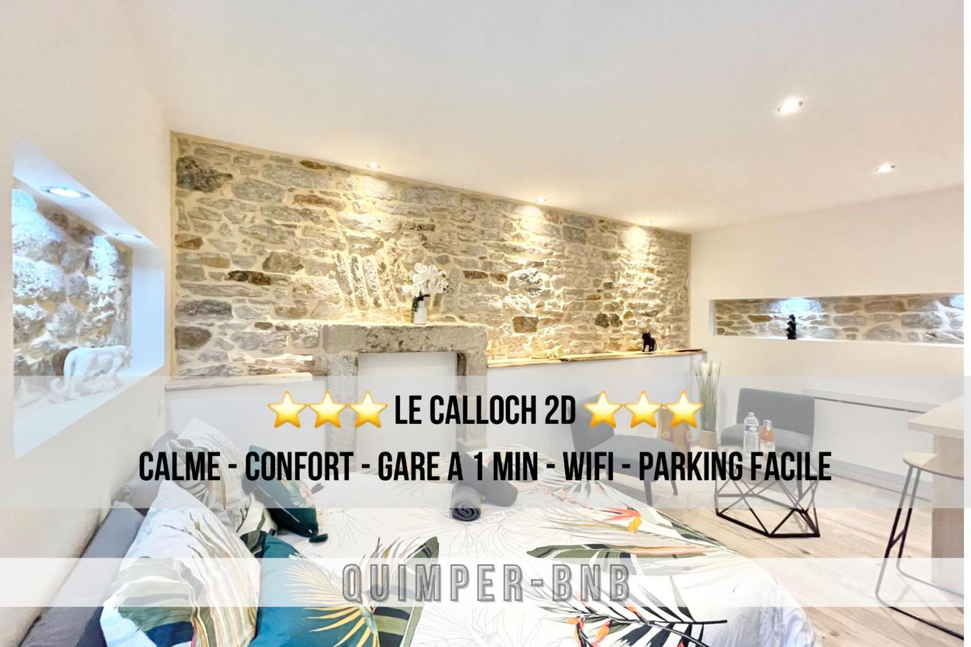 Le Calloch 2D - Studio 4 Etoiles - Quartier Gare - Wifi - Netflix Quimper Esterno foto