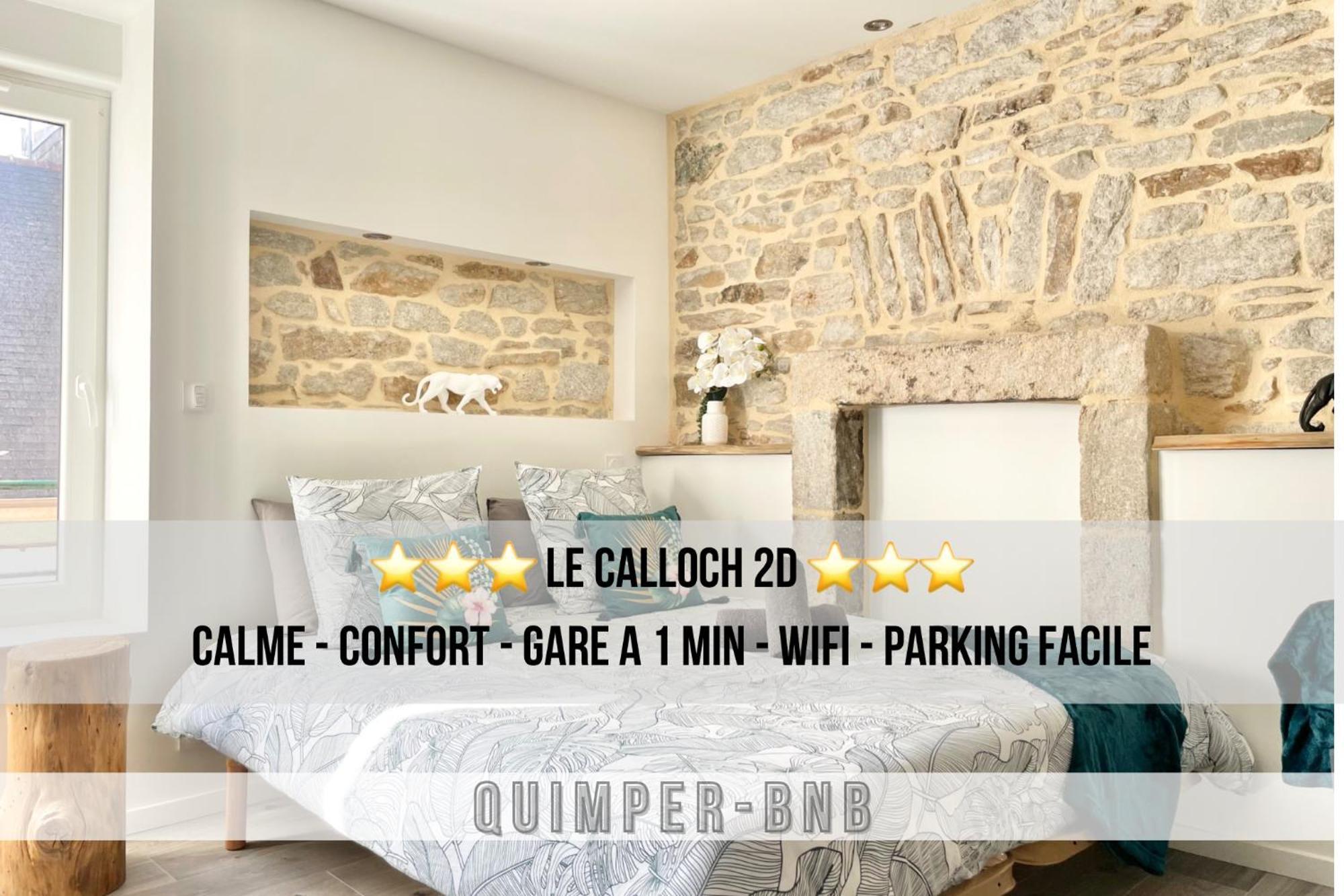 Le Calloch 2D - Studio 4 Etoiles - Quartier Gare - Wifi - Netflix Quimper Esterno foto